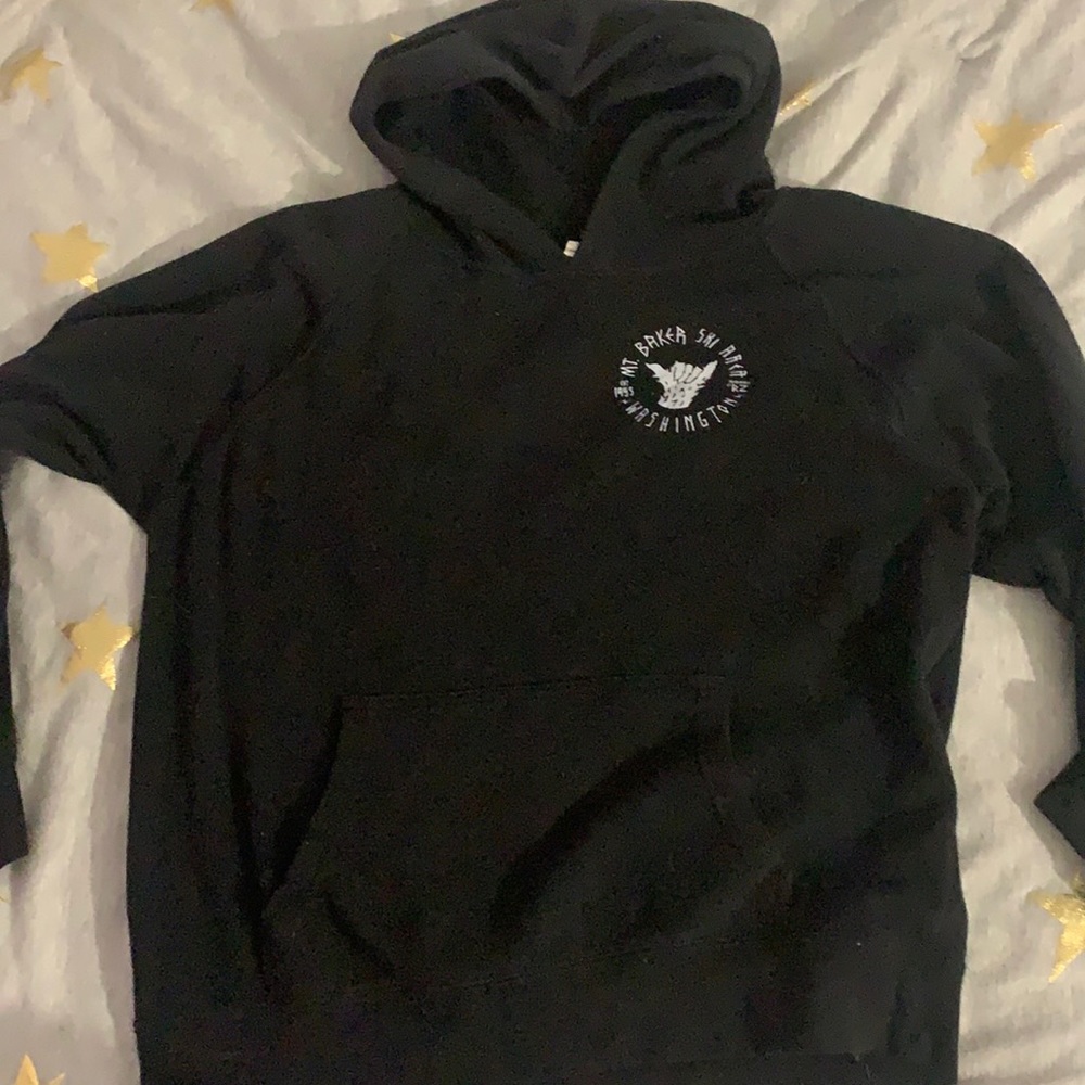 Cropped Black Hoodie